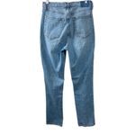 Abercrombie & Fitch Abercrombie Curve Love Ultra High Rise 90s Slim Straight Jean Criss Cross 28R Photo 4