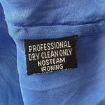 Karina Grimaldi  Sabrina‎ Maxi Dress Tiered Short Sleeve Silk Blend Blue Size XS Photo 16