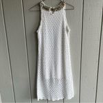 Lilly Pulitzer  Crochet Sleeveless Midi Dress with Shell Collar White Size L Photo 4