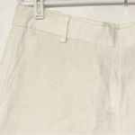 Polo Ralph Lauren Linen White Flare Leg Button Side Women’s Size 6 Pants NEW Photo 2