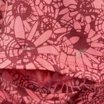 Patagonia  Medium Capilene Top Floral Stretch Cap Sleeves Round Neck Pink Multi Photo 6