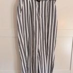 Romeo + Juliet Couture Romeo and Juliet Striped Pants with belt size Medium Photo 0