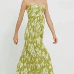 Abercrombie & Fitch Green Floral Dress Photo 0