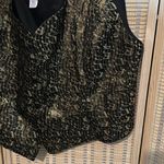 Southeastern Apparel Marching Band Black Metallic Gold Music Notes Vest 3XL Size 3X Photo 6