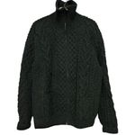 Athena Designs One Size Gray Marled Zip Up Shawl Collar Pocket Front Cardigan Photo 2