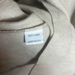 Bryn Walker  Brown Size Large All Linen USA Made Button Shirt Womens Woven Photo 7