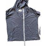 Anthropologie Saturday Sunday  Hoodie Pullover Womens Medium Oversized Blue‎ Photo 3
