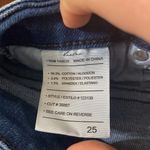 Kancan High Rise Dark Ripped Hem Skinny Jeans in dark sandblast wash size 25 Photo 11