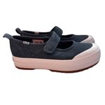 Keds  Women's Denim and White Platform Shoes Mary Jane Slip Ons Size 9 Hook‎ Loop Photo 1