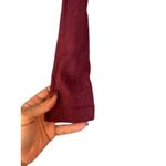 A New Day Maroon Crew Neck Long Sleeve Cotton Blend T-Shirt Women Sz XS Photo 3