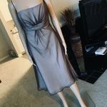 Mori Lee silk strapless lined dress Photo 1