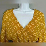 Francesca's Francesca Blue Rain Long Sleeve Women's Dress (456) Photo 4