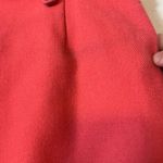 J.Crew  Women’s  Coral Pink 100% Wool Lined Pencil Skirt with Belt Size 8 Photo 4