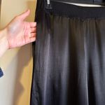 Michael Stars  Satin Black Wide Leg Pants Photo 1