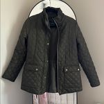 Lucky Brand Olive Quilted Women's Jacket Photo 0