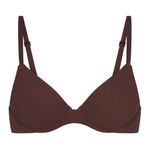 SKIMS Fits Everybody T-shirt Demi Bra Cocoa Size 34DDDD Photo 0