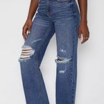 SheIn High Waisted Ripped Straight Leg Jeans Photo 0