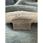 Zadig & Voltaire  Blue Cashmere Sweater Large Women's Cozy Flaw Photo 3