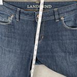 Lands' End Jeans Women's 6 Mid Rise Straight Dark Wash Minimalist Clean Girl Blue Photo 6