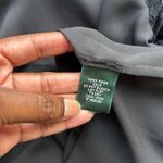 Ralph Lauren Lauren  Black Lace Tank Dress Size 8 Photo 12