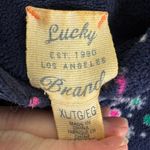 Lucky Brand Blue Multicolor Hooded Lightweight Pajama Fleece Tunic Size XL Photo 4