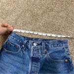 Levi's 501 Mid Thigh High Rise Denim Shorts size 24 Photo 8