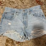 Levi's Light wash 501 Levi shorts Photo 0