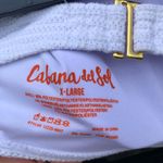 Cabana Del Sol NEW  White Swimsuit Bikini size XL Photo 11