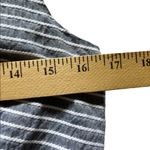 Anne Klein grey and white striped sleeveless dress with pockets size 6 Photo 5