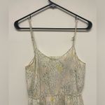 Broadway & Broome Yellow Petals Floral Print Mini Summer Dress SZ S Photo 1