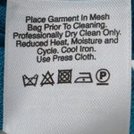 DKNY Silk Bow Cardigan Sweater Womens Coquette Twee Preppy Office Turquoise P/S Photo 7