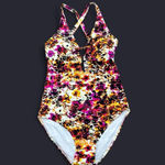 Catherine Malandrino  Multicolor Floral Print One Piece Swimsuit Photo 1