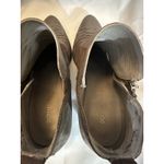 Donald Pliner DONALD J PLINER Elton Brown Pewter Leather Metallic Ankle Bootie Boots Sz 9 Photo 5