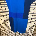 The Limited  Blue‎ Color Block Wool Blend Sweater Dress Size Small Photo 3