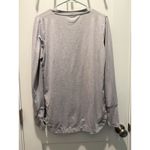 Athleta Uptempo Elevate Long Sleeve Athletic Top Grey Medium M Sweat Wicking Photo 5