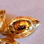 KENNETH JAY LANE MARQUISE CRYSTAL RHINESTONE LEAF DANGLE CLIP Photo 10