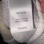 Michael Stars NWOT  White and Cream Pullover Sweater Comfort Knit Relaxed Sz M/L Photo 5