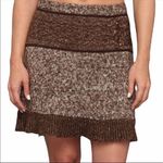 prAna  “Rena” Knitted Brown Skirt Small Photo 0