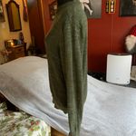 Gap  Marled Crew Sweater Unisex Size Medium Green Heather Photo 3