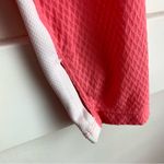 Saucony  Pink & White Waffle Weave Quarter Zip Jacket Photo 4