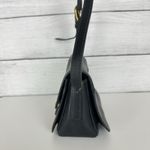 Fossil Tremont Leather Small Flap Crossbody Bag Handbag Black Western Boho Rodeo Photo 4