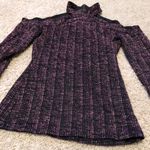 BCBGMAXAZRIA Fuchsia open shoulder long sleeve top never worn  Photo 1