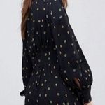 Free People Love Grows Keyhole Romper Black Sz Small Photo 0