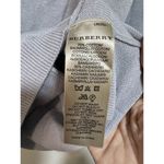 Burberry Brit check elbow patch cashmere and cotton blue cardigan Sweater size M Photo 2