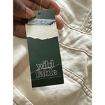 Wild Fable NWT Women's Size XSmall Tube Cargo Denim Jumpsuit Off White Pockets Photo 11
