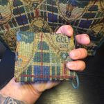 VTG 90s Tapestry Golf Tournament Tote Bag & Coin Purse Pouch Plaid Large Purse Green Photo 9