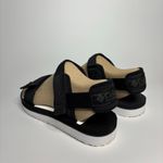 Columbia Women’s Via Sandal in Black/ White Photo 3