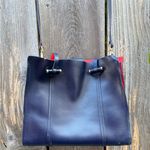 Kate Spade  Arbour Hill Elodie Navy & Hot Pink Leather Crossbody Purse Photo 4