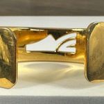 Salvatore Ferragamo Salvatore Ferragamo Gold Tone Bangle Bracelet Photo 6