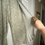 Cato Women’s Pants Green/tan Geometric Wide Leg Lounge Casual Stretch Elastic Photo 3